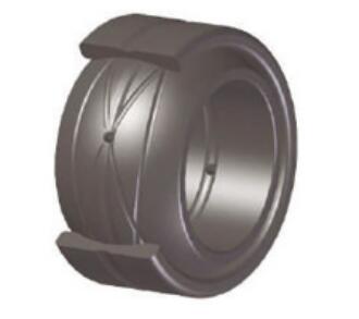 Spherical plain bearing with cross groove on inner ring