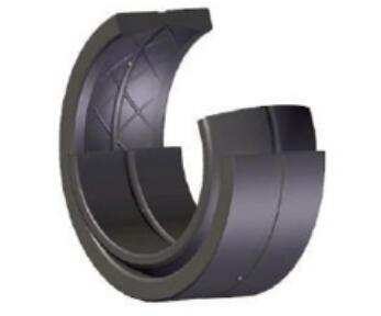 Spherical plain bearing with cross groove on outer ring