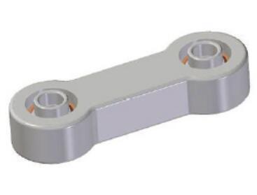 Connecting rod end spherical plain bearing