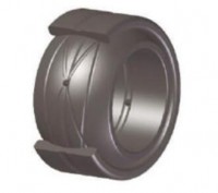 Spherical plain bearing with cross groove on inner ring